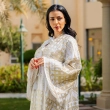Women's Elegant Regular-Fit Sequined Abaya Dress - Garangao, Festive Outings