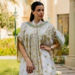 Women's Elegant Embroidered &amp; Beaded Closed Daraa - Free Size, Formal Gatherings
