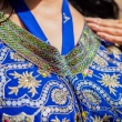 Women's Elegant Embroidered &amp; Beaded Closed Daraa - Free Size, Formal Gatherings