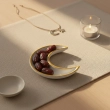 Crescent Tray - White - A sophisticated blend of celestial design and modern luxury
