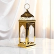فانوس القمر الذهبي المضيء - ذهبي اللون &ndash; منارة سماوية تفيض بالدفء لتزين احتفالاتك المباركة.