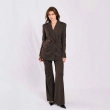 Women&rsquo;s Sharp Tailored Power Suit &ndash; Structured Blazer &amp; Flare Trousers