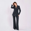 Women&rsquo;s Sharp Tailored Power Suit &ndash; Structured Blazer &amp; Flare Trousers