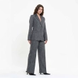 Women&rsquo;s Tailored Jacket Suit with Back Hem Slit &ndash; Structured Professional Blazer &amp; Trousers &ndash; Modern Business Wear