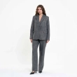 Women&rsquo;s Tailored Jacket Suit with Back Hem Slit &ndash; Structured Professional Blazer &amp; Trousers &ndash; Modern Business Wear