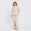 Women&rsquo;s  Turtleneck Knit Set: Sleek High-Neck Top &amp; Coordinating Trousers &ndash; Comfy Relaxed Fit &ndash; Timeless Daily Wear