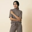 Women&rsquo;s  Turtleneck Knit Set: Sleek High-Neck Top &amp; Coordinating Trousers &ndash; Comfy Relaxed Fit &ndash; Timeless Daily Wear