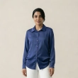 Women&rsquo;s  Satin Button-Down Shirt &ndash; Luxe Daily Wear &ndash; Modern Oversized Fit