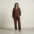 Women&rsquo;s Relaxed Fit Quarter-Zip Tunic and Wide-Leg Pants Set for Effortless Comfort and Modest Style