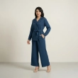Women&rsquo;s Modern Tailored Blazer and Wide-Leg Pants Set for Effortless Elegance and Smart-Casual Looks