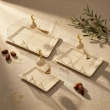 Set of 3 Transparent Ramadan Serving Trays - Clear &ndash; An elegant essential for your festive hospitality