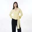 Women&rsquo;s Tie-Front Long Sleeve Shirt For Elegant Everyday And Smart-Casual Looks