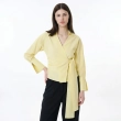 Women&rsquo;s Tie-Front Long Sleeve Shirt For Elegant Everyday And Smart-Casual Looks