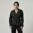 Women&rsquo;s Tie-Front Long Sleeve Shirt For Elegant Everyday And Smart-Casual Looks