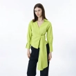 Women&rsquo;s Tie-Front Long Sleeve Shirt For Elegant Everyday And Smart-Casual Looks
