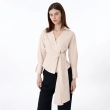 Women&rsquo;s Tie-Front Long Sleeve Shirt For Elegant Everyday And Smart-Casual Looks