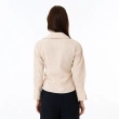 Women&rsquo;s Tie-Front Long Sleeve Shirt For Elegant Everyday And Smart-Casual Looks
