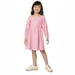 Girls' Long Sleeve Stretch Knit Dress - Baby Pink