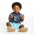 Tip Top Baby Little Zoo Romper &ndash; Blue Contrast