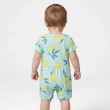 Tip Top Baby Sicilian Romper &ndash; Lemon &amp; Light Green