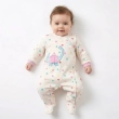 Tip Top Newborn Polka Dot &amp; Dinosaur Jumpsuit &ndash; Off-White