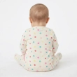 Tip Top Newborn Polka Dot &amp; Dinosaur Jumpsuit &ndash; Off-White