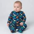 Tip Top Newborn Dinosaurs Jumpsuit &ndash; Navy Blue