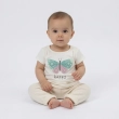 Tip Top Kids Happy Butterfly T-Shirt &ndash; Beige