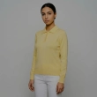Cozy Women&rsquo;s Knitwear Top With Long Sleeves And Collar Detail