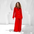 Women's Regular Vibrant Shirt - Effortless Vacation &amp; Stylish Casual Wear - Red