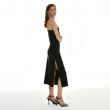 Women's Slim One-Shoulder Dress - Cocktail Party &amp; Evening Glam Wear - Black