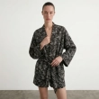 Women's Regular Kimono Jacket - Modern Elegance &amp; Layering Style - Brown