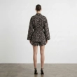 Women's Regular Floral Shorts - Casual Chic &amp; Festive Summer Style - Brown