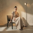 Women's Premium Evening Deep V - Neck Draped Maxi Dress &mdash; Elegant Fluid Formalwear &mdash; High - End Soir&eacute;es, Luxury Resort Wear &amp; Coastal Galas  - Beige