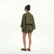 Women's Premium V - Neck Short - Sleeve Top &mdash; Casual Luxury Resort Wear, Daytime Gatherings &amp; Summer Escapes  - Olive Green