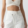 Women's Premium Denim High - Waist Wide - Leg Jeans Trousers &mdash; Daytime Socials, Weekend Outings &amp; Chic Streetwear  - White