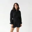 Women's Premium Tailored One - Piece Short Playsuit &mdash; Daytime Socials, Luxury Resort Lounging &amp; Summer Escapes  - Black