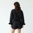 Women's Premium Tailored One - Piece Short Playsuit &mdash; Daytime Socials, Luxury Resort Lounging &amp; Summer Escapes  - Black