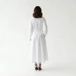 Women's Premium Shirt Long - Sleeve Button - Up Maxi Dress &mdash; Daytime Socials, Luxury Resort Lounging &amp; Summer Escapes  - White