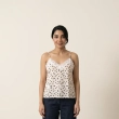 Women's Regular Casual Chic Top - Lace Trim and Asymmetrical Hem - White