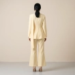 Women's Asymmetric Tailored Pants Suit - Elegant Formal &amp; Evening Wear - Black