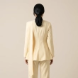 Women's Asymmetric Tailored Pants Suit - Elegant Formal &amp; Evening Wear - Black
