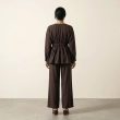 Women's Regular Tunic Dress - Minimalist Casual &amp; Modest Fashion Elegance - Brown