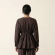 Women's Regular Tunic Dress - Minimalist Casual &amp; Modest Fashion Elegance - Brown