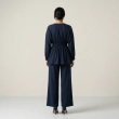 Women's Regular Tunic Dress - Minimalist Casual &amp; Modest Fashion Elegance - Navy Blue