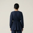 Women's Regular Tunic Dress - Minimalist Casual &amp; Modest Fashion Elegance - Navy Blue
