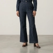 Women's Regular Denim Set - Modern Utility &amp; Elegant Streetwear Coordinate - Dark Denim Blue