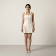 Women's Regular Halter Dress - Elegant Summer &amp; Evening Outing Wear - Cream