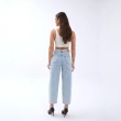 Women's Premium Denim Trousers &mdash; High - Waist Relaxed Fit Jeans &mdash; Daytime Socials, Weekend Outings &amp; Chic Streetwear  - Light Denim Blue