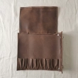 Genuine Leather The Souq Street The Artisan Chef Apparel Two-Piece Knife Roll and Apron Set Coffee Brown